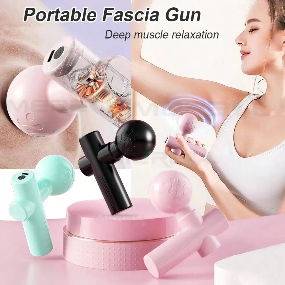 Massage Gun - Портативный массажный пистолет 2026 Mini для