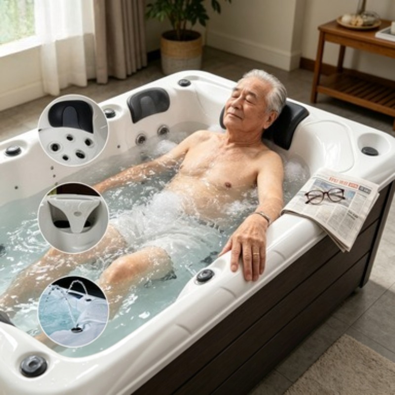 Spa Massager - Массажная акриловая гидромассажная ванна-джакузи для улицы