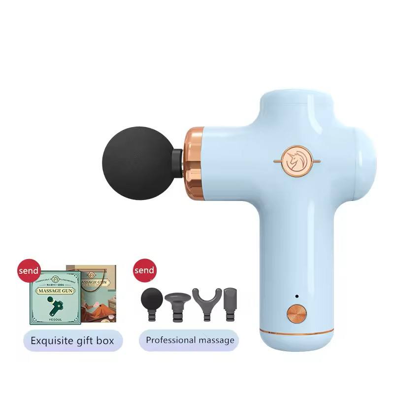 Портативный мини-массажер с 4  – обзор и цена Massage Gun