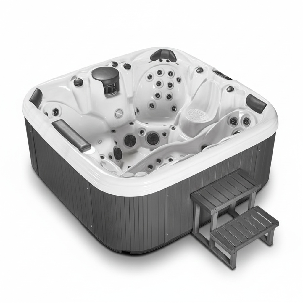 Гидромассажная ванна на 6 чело – обзор и цена Hot Tub