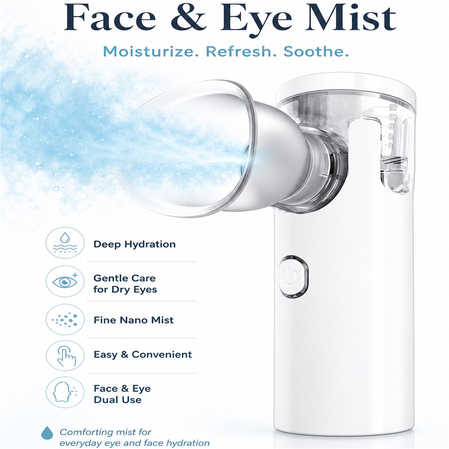 Нано-увлажнитель для глаз, неб – обзор и цена Face Steamer