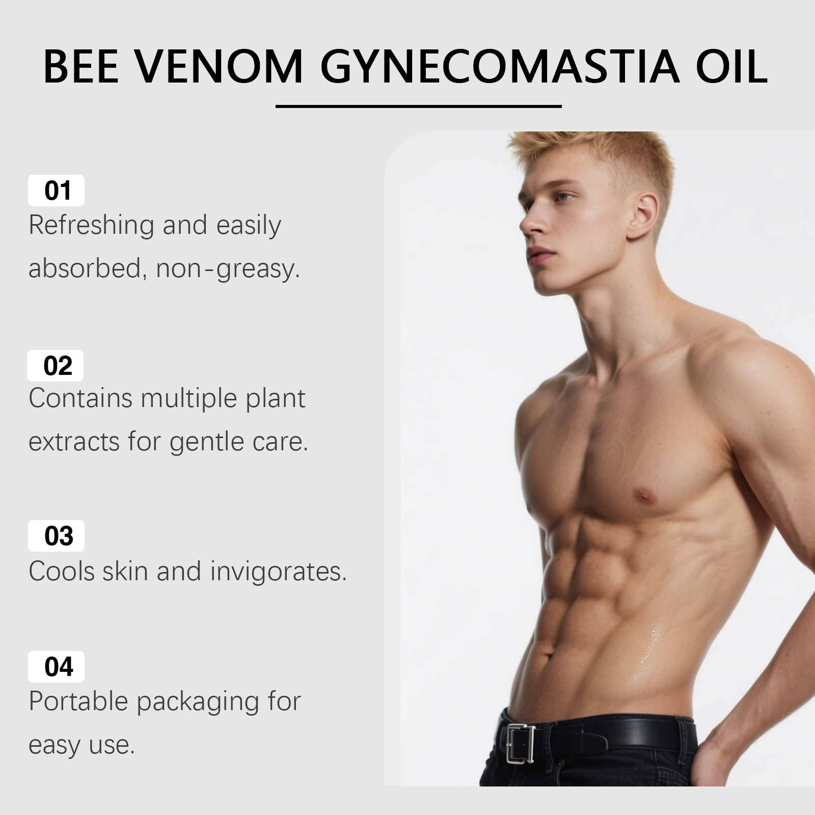 Масло для гинекомастии с пчели – обзор и цена Body Oil